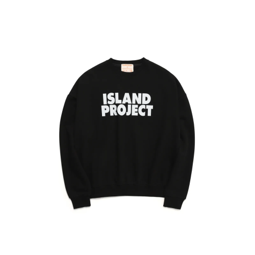 아일랜드 프로젝트(ISLAND PROJECT) ISLAND PROJECT Logo Sweatshirt - Black - 사이즈 & 후기 | 무신사