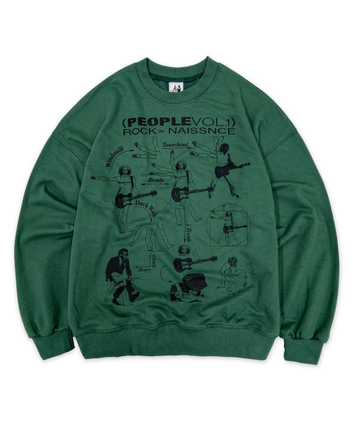 Rock Naissnce Sweatshirt (Blue Green)