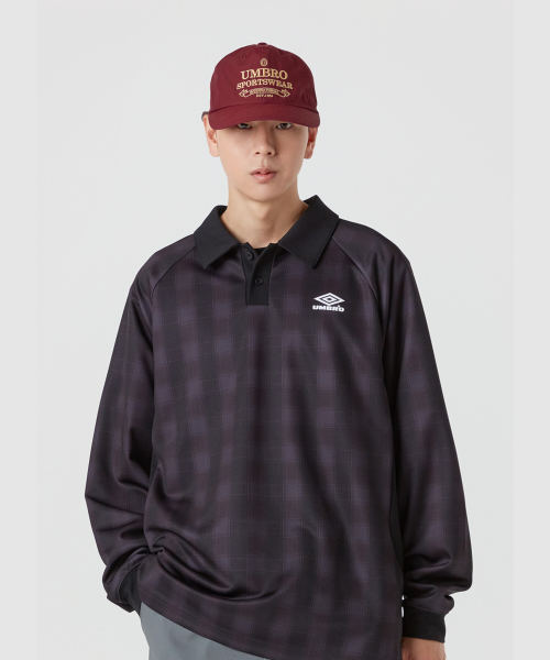 엄브로(UMBRO) HBL 브리티시 캐주얼 게임 셔츠 블랙(UQ121CRJ21