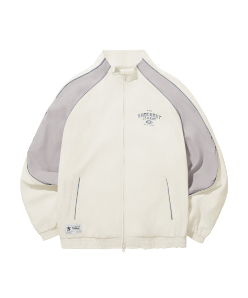 Куртка на молнии High Neck_Ivory