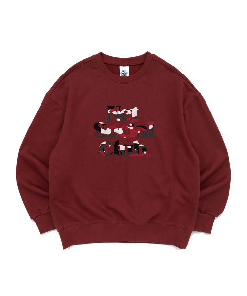 OG LOGO CAMO PACK SWEATSHIRTS (BURGUNDY)