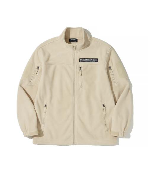 UTILITY FLEECE JACKET_cream