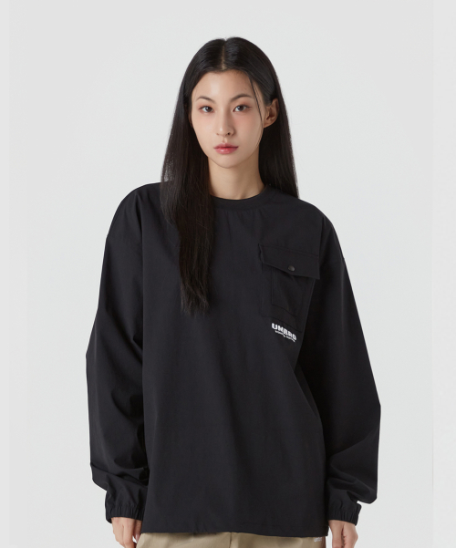 Черный анорак Utility Pocket (UQ121CWT26)