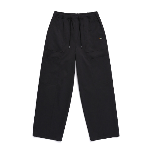 N251WPT040 Женские брюки на резинке с карманами CARBON BLACK