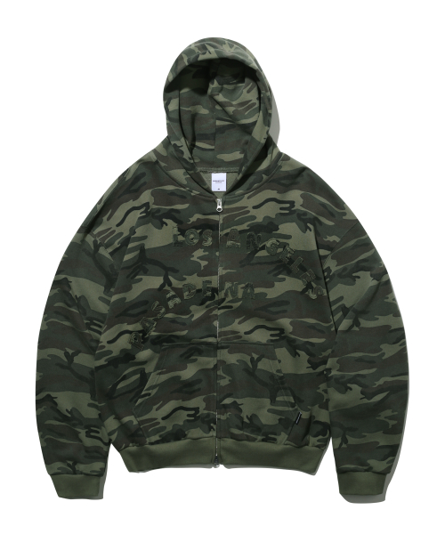 어반스터프() 패서디나 크롭 후드 집업 (카모) 상품 이미지