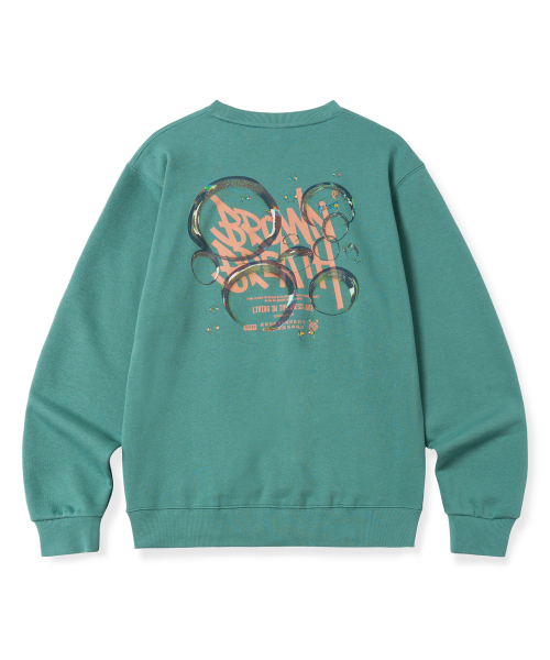 브라운브레스 BUBBLE TAG CREWNECK - KHAKI
