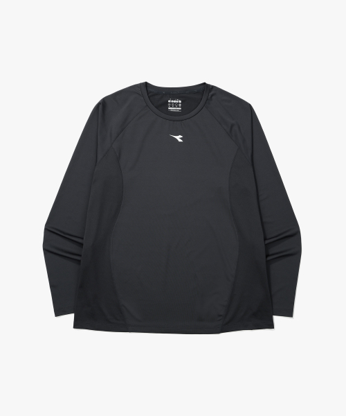 Беговая футболка с длинным рукавом Ventflow DARK GREY