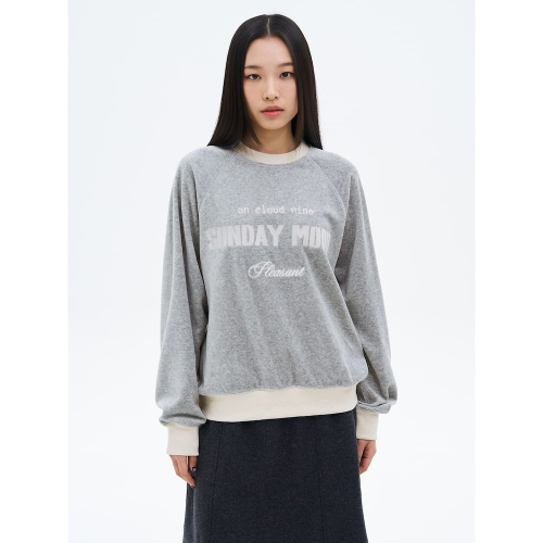 Рубашка колор-блок Light Grey