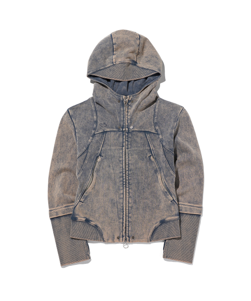 ♱*様 【MISCHIEF】25ss RHOMBUS PUNCHING HOOD 74799-SL-B1_pqil8p