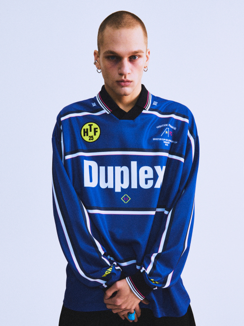 DUPLEX LONG SLEEVE FOOTBALL JERSEY BLUE