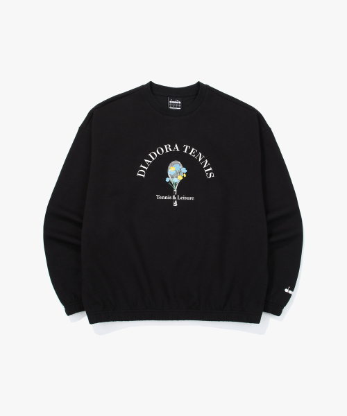 Свитшот Blooming умен BLACK