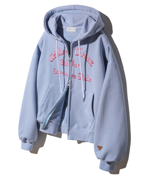 Худи на молнии Atelier Amuz BK79892_Sky Blue