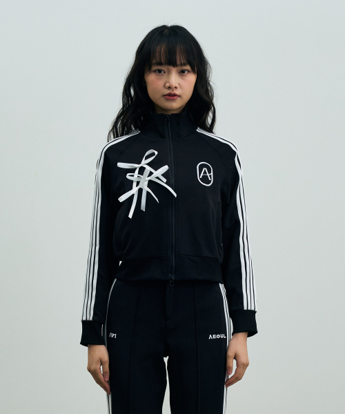 JOEL JERSEY TRACK TOP / BLACK