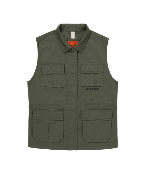 Женский жилет W Utility из хлопка Olive