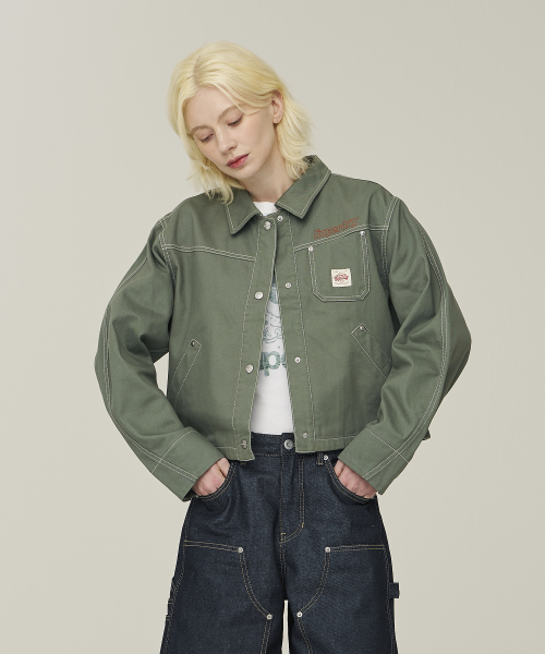 Рабочая куртка W Zip-Up Work Jacket Khaki