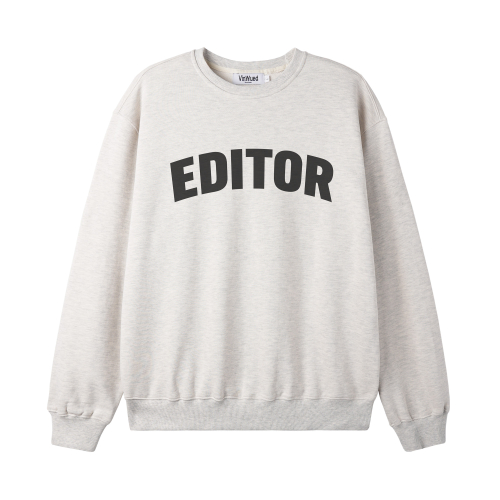 Свитшот EDITOR овсяного цвета