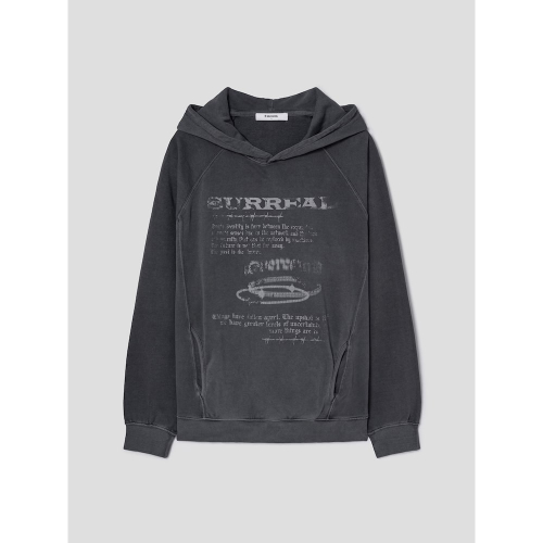 Худи Garment Dyeing Graphic Ash