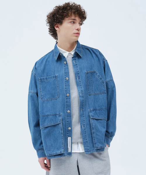 DENIM JACKET (DEEP BLUE)