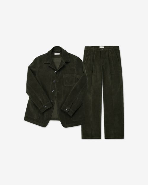Corduroy French Work Set-up (Khaki)