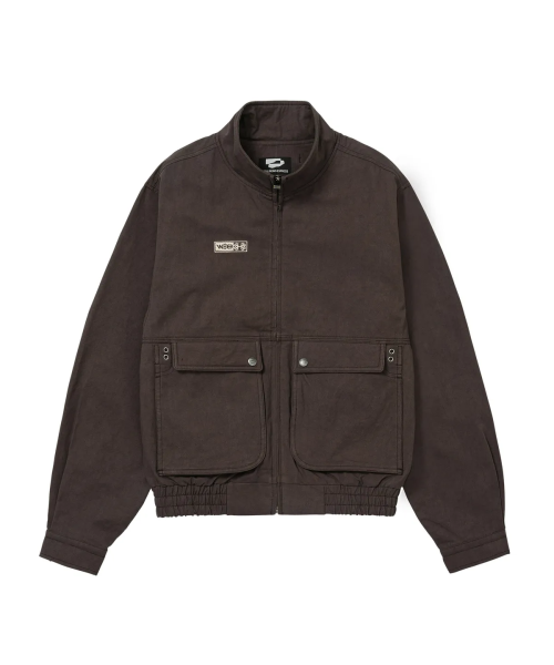 Washed Cotton Jacket Brown