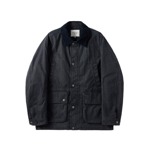 GREENFORD COLLAR COLOR BLOCK FIELD JACKET - NAVY (P251UJK401)