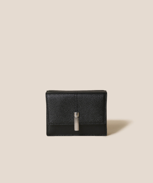 쿠론(COURONNE) Flanner Mini-half Wallet_RCWFX25141BKX