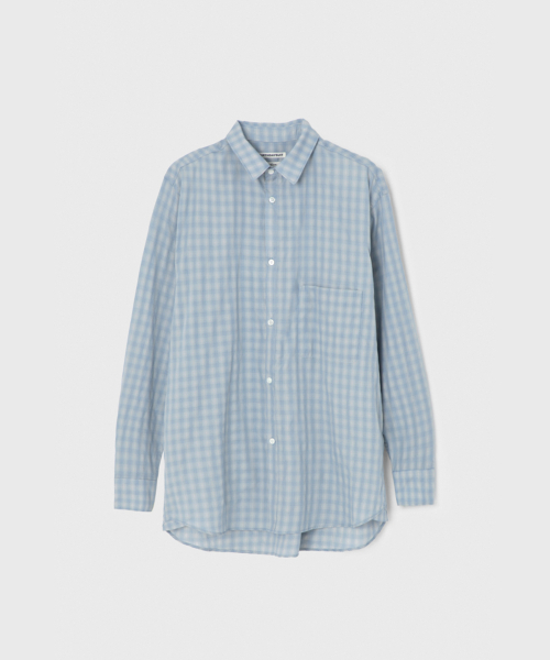 BIG CHECK SHIRT (BLUE)