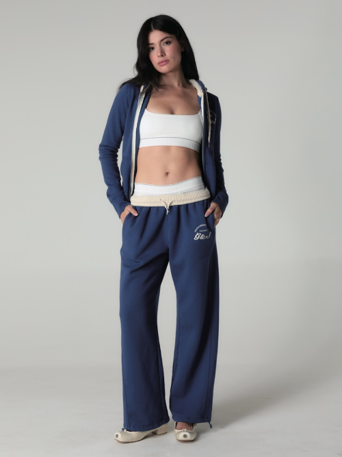 BOLD TRACKSUIT PANTS(BLUE)
