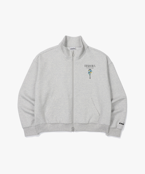 Женская куртка на молнии Blooming GREY