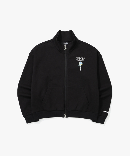 Женская куртка на молнии Blooming BLACK