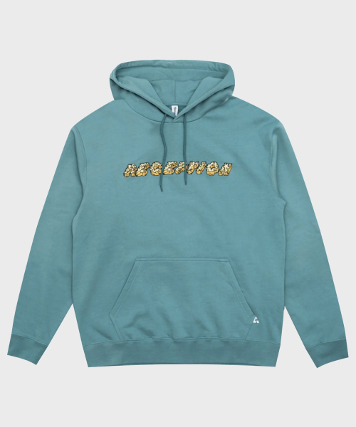 (M) Худи HOODED SWEAT CHEESY DUSTY GREEN