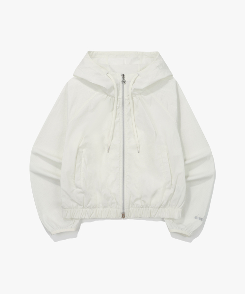 Женская перфорированная худи-куртка Cool Wave, OFF WHITE