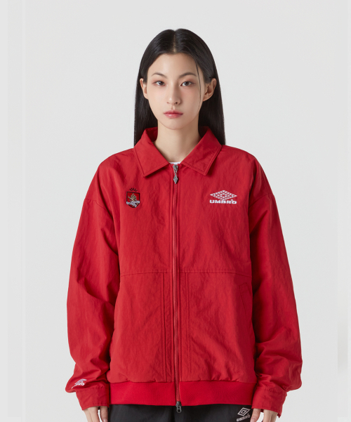 엄브로() HBL 브리티시 캐주얼 헤링턴 자켓 레드(UQ121CJK21) 상품 이미지