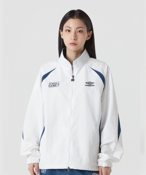 엄브로() HBL 스포티 캐주얼 스탠넥 자켓 아이보리(UQ121CJK22) 상품 이미지