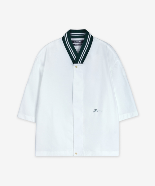 La Chemise бейсбольная рубашка с коротким рукавом — White / 255SH1141454100