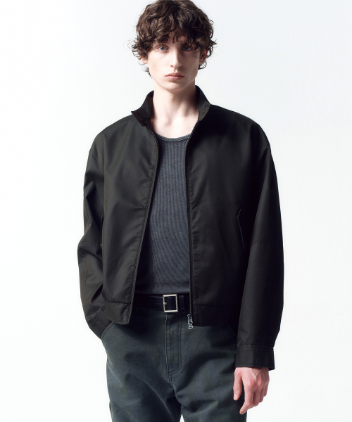 Куртка харрингтон из шамбре BLACK CHAMBRAY