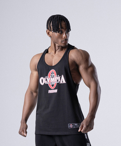 Olympia Big Logo T-Back Sleeveless (Black)