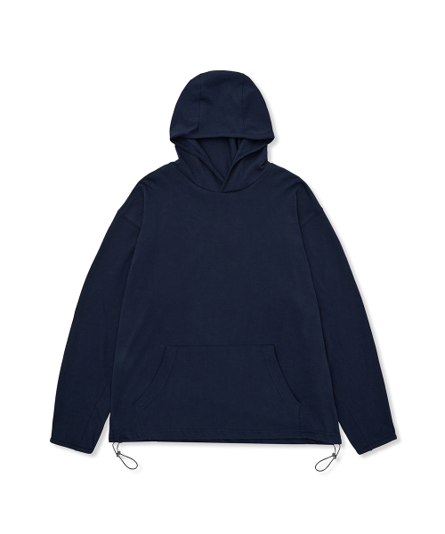 Лонгслив с двойным капюшоном [Navy]