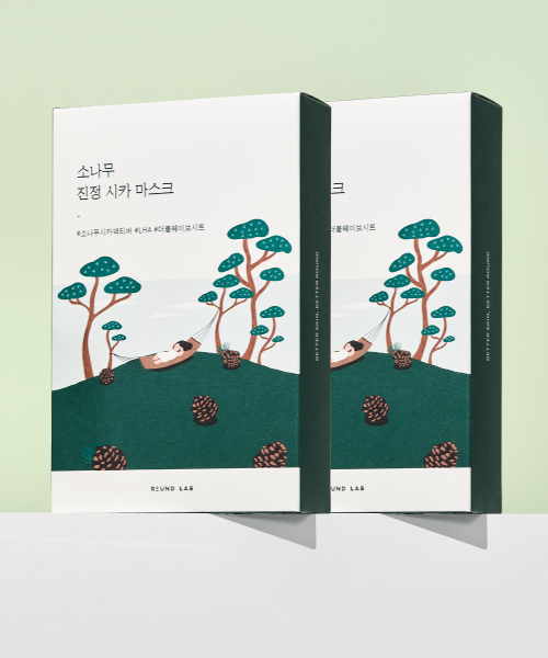 라운드랩(roundlab) 소나무 진정 시카 마스크 20매