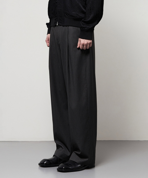 일꼬르소() 하이웨스트 딥 커브드 슬랙스 차콜그레이 IEPA5E001CG 상품 이미지