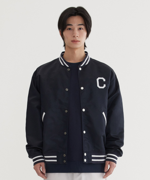 Куртка варсити с логотипом C Dark Navy