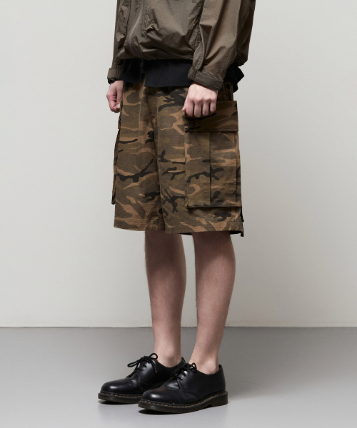 일꼬르소() 필드 레디 카고 버뮤다 팬츠 카모플라쥬 IEPA5E402MU 상품 이미지