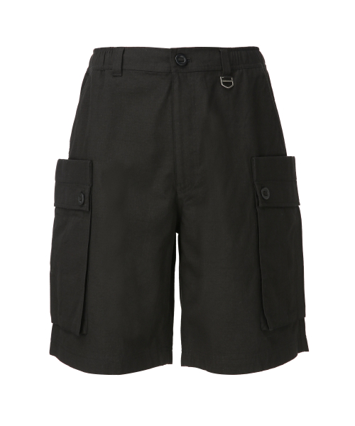 일꼬르소() 필드 레디 카고 버뮤다 팬츠 블랙 IEPA5E402BK 상품 이미지
