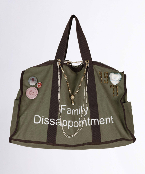 스컬프터(SCULPTOR) Family Diss(appointment) Tote Bag Khaki