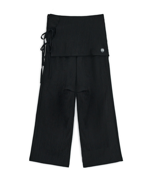 Брюки с юбкой (Black)