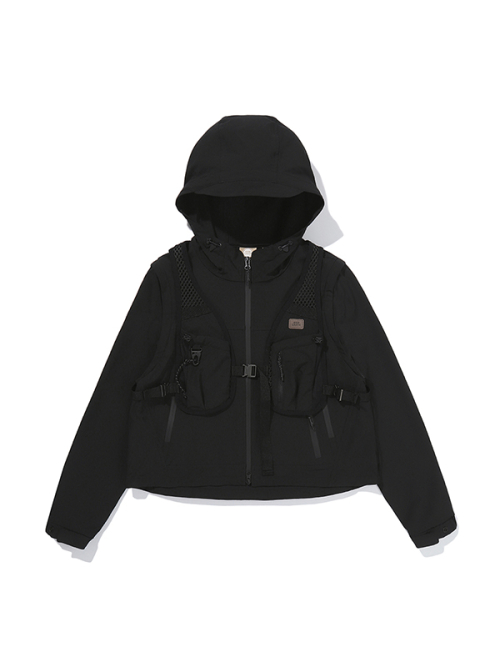 Трансформируемая куртка 3 в 1 W_Black