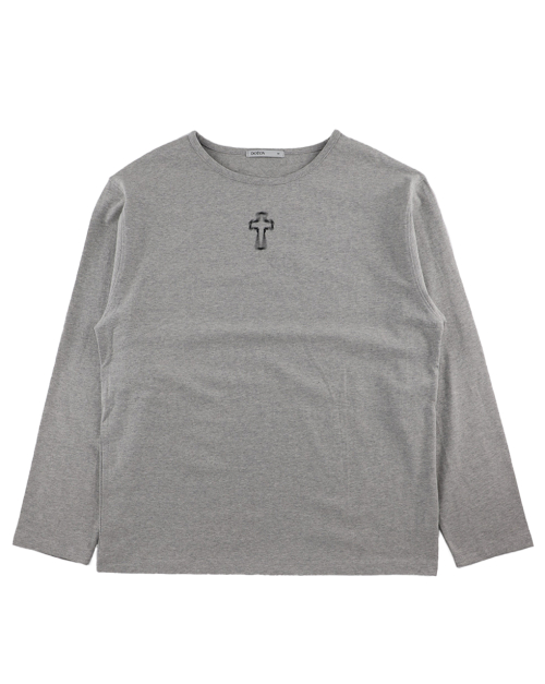 Лонгслив с крестом (Grey)