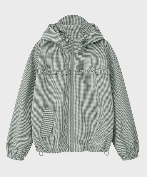 Ветровка с паттерном Light Khaki