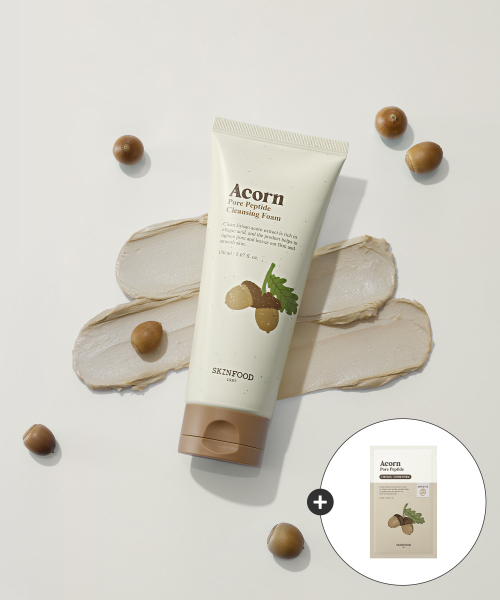 스킨푸드() [마스크팩3개 증정][2개]에이콘 포어 펩타이드 클렌징 폼 150ml 상품 이미지