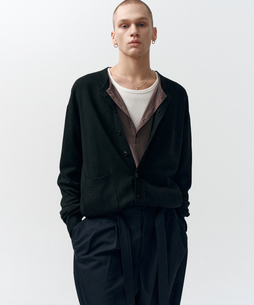 Свободный кардиган оверсайз Daddy (Black)